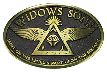 Widows Sons  Freemason belt buckle