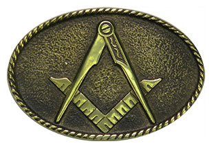 Master Mason Freemason belt buckle