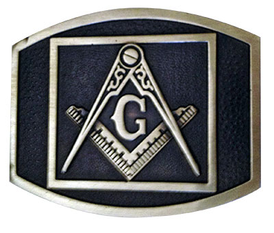 Master Mason Freemason belt buckle