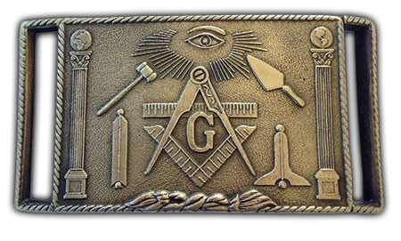 Master Mason Freemason Belt Buckle